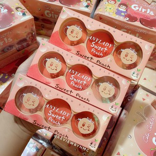 Má hồng 3 ô tròn ❤️  Any Lady Sweet Peach❤️