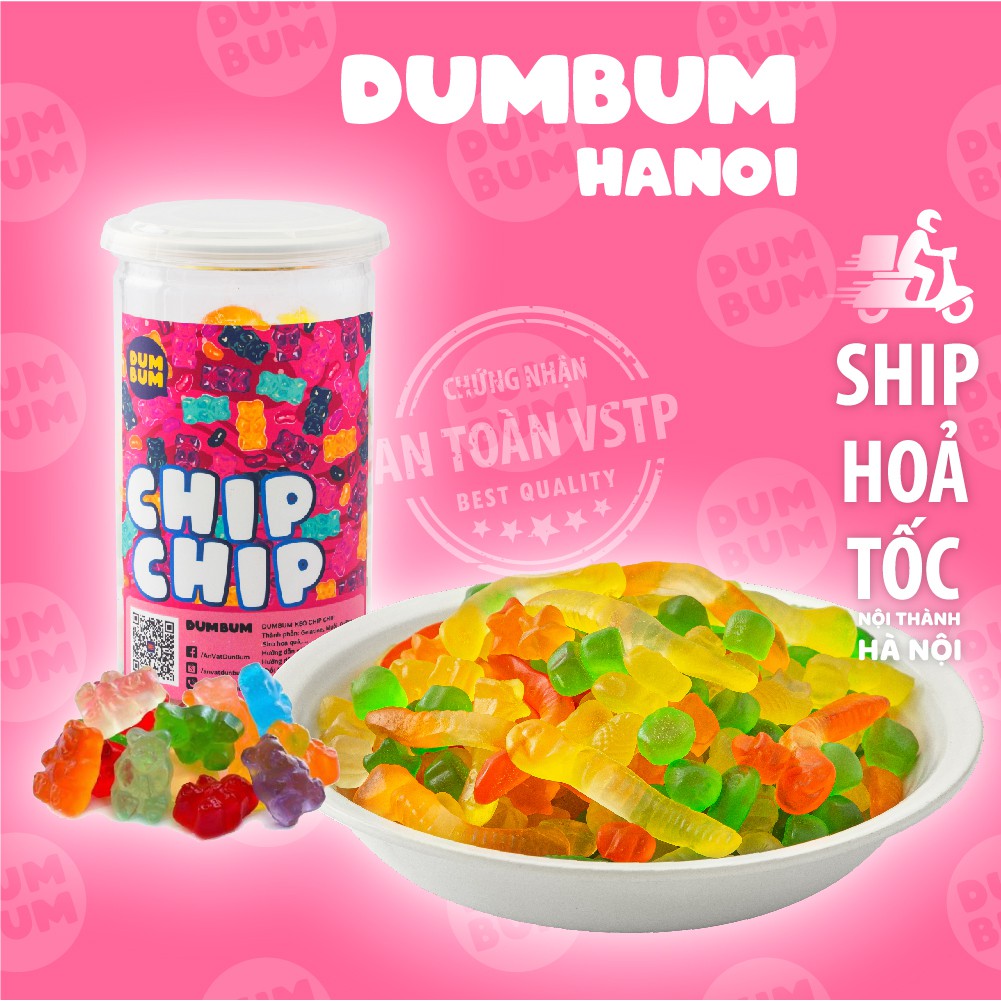 Kẹo chíp chíp mix vị 500g đồ ăn vặt Hà Nội vừa ngon vừa rẻ