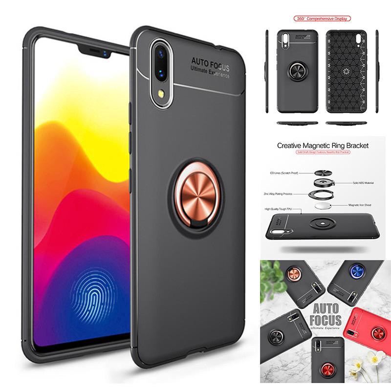 VIVO V11 V11 pro VIVO V9 Y85 Ring Stand Magnetic Suction Car Bracket case Cover
