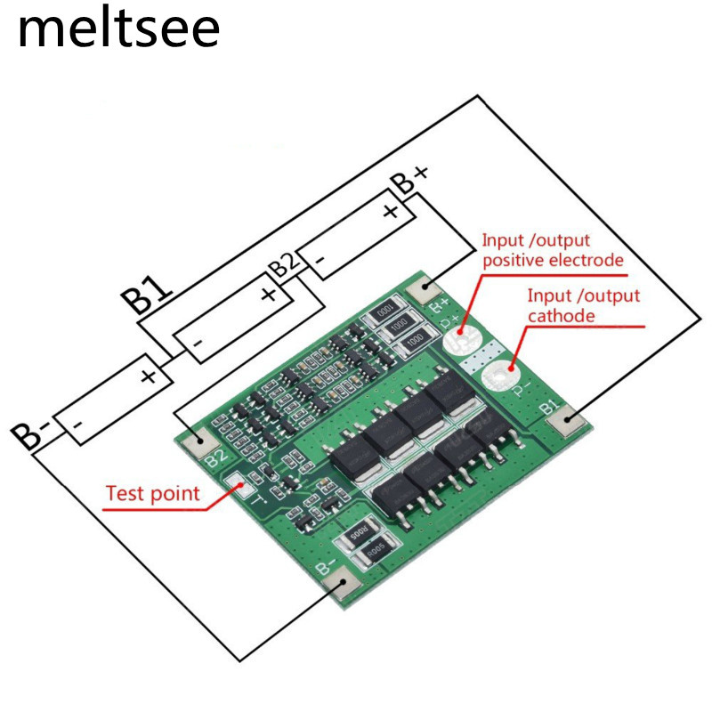 Bảng Mạch Bảo Vệ Pin Li-Ion 18650 Bms Pcm 3s 25a Tiện Dụng