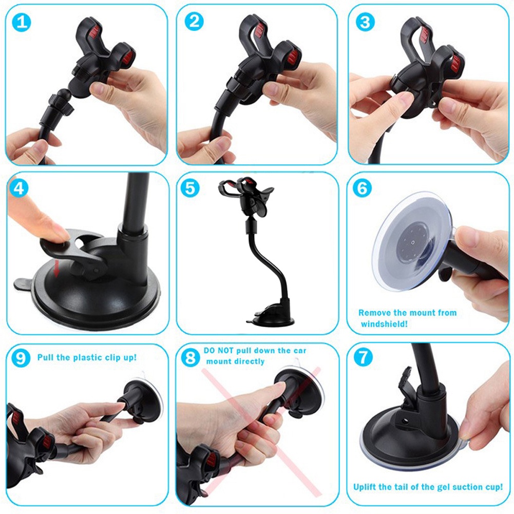 Giá Đỡ Điện Thoại/Guitar Nhạc Có Giác Hút Cho Ghi Ta