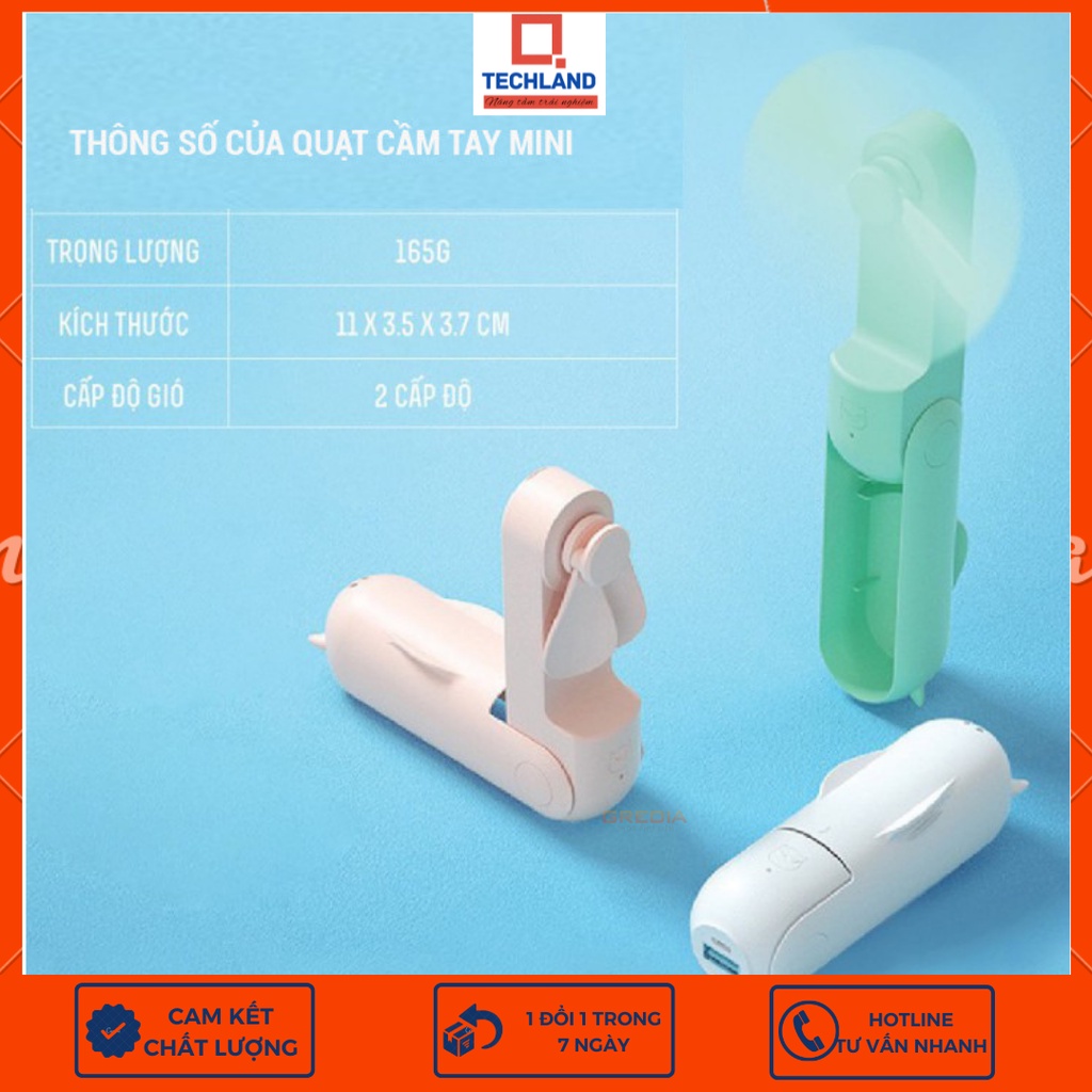 [BH 12 Tháng] Quạt mini  cầm tay FS08 đa năng 2 trong 1 kèm sạc dự phòng - Quạt tích điện HOT TREND-GENZ 2023