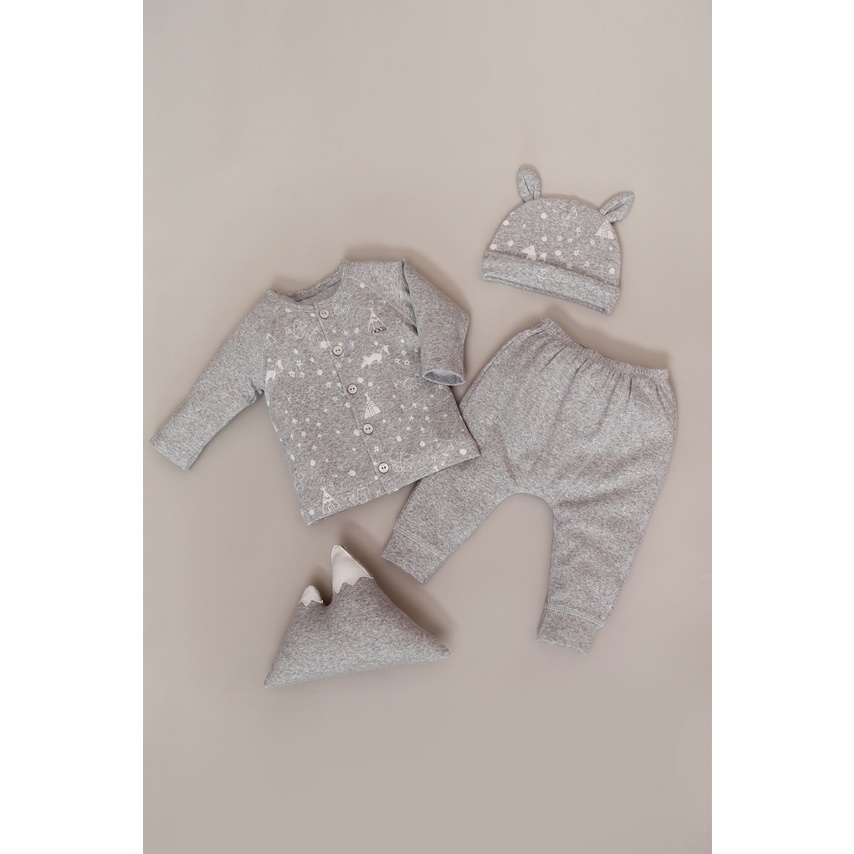 Bộ Quần Áo Dài Nous Cài Giữa 0-3m Đến 9-12m Mẫu Mới Giá Sale | Minizon Kids