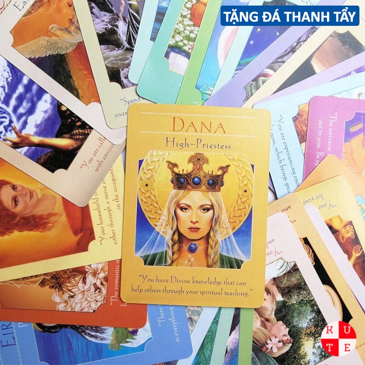 Bộ Bài Goddess Guidance Oracle 44 Lá Bài Tặng File Tiếng Anh VàĐá Thanh Tẩy C177