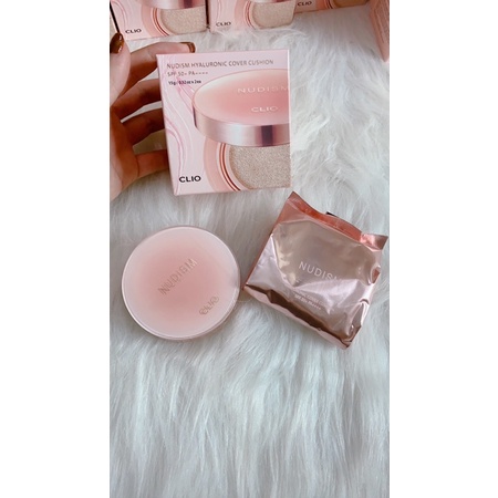 Phấn Nước Trang Điểm Đa Năng Clio Nudism Hyaluronic Cover CushionCSpf50+ Pa++++ 15G X 2 "Tân binh" mới tinh nhà clio | BigBuy360 - bigbuy360.vn