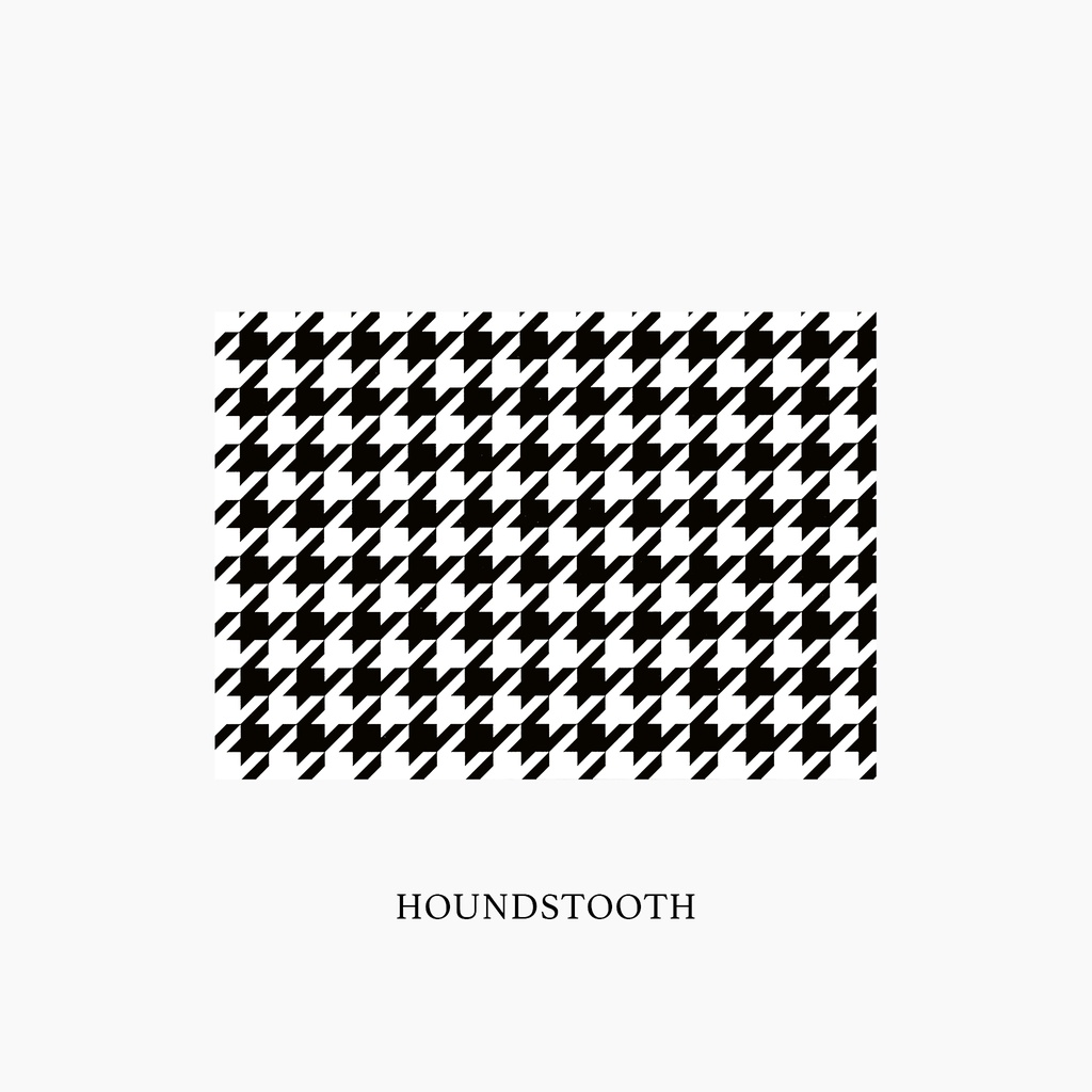 Daice || black and white pattern sticker - sticker/nhãn dán/decal trang trí