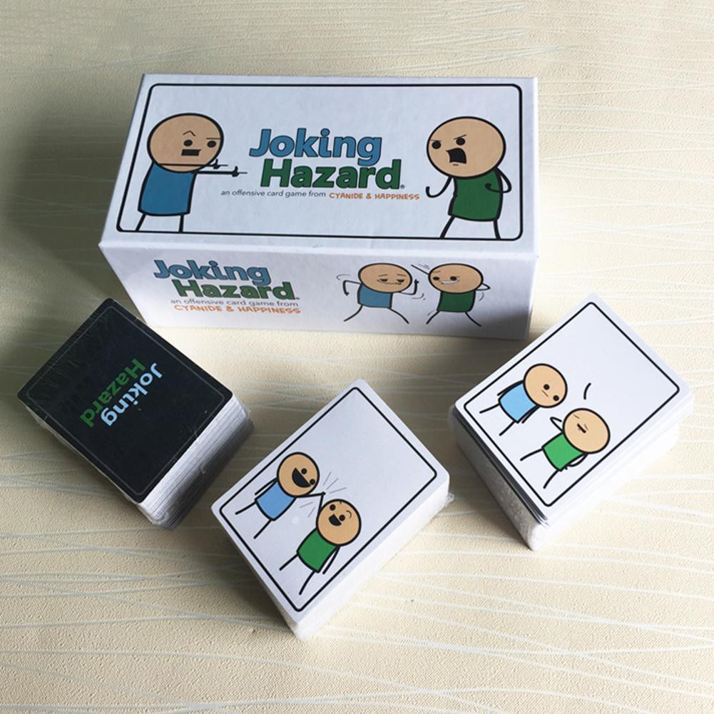 Trò Chơi Board Game Thẻ Bài Cà Khịa Joking Hazard Siêu Bựa Hộp Cứng Tiếng Anh