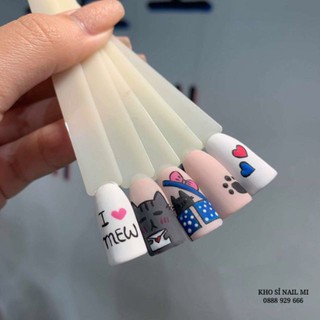 Móng test chùm vuông, móng que test sơn chuyên dụng