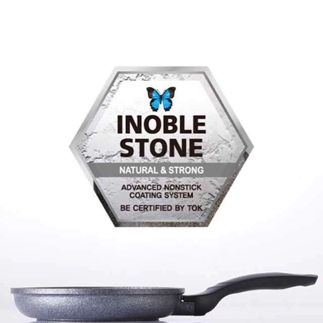 Chảo đá Inoble stone Kitchen Flower / Hàn Quốc / Nhập khẩu / Chính hãng