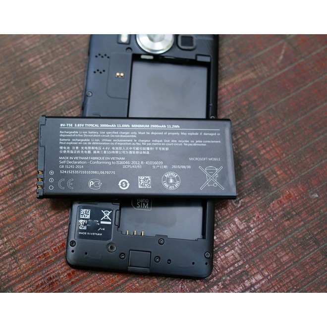 Pin Microsoft Lumia 950 (BV-T5E) Dung Lượng 3000mAh Zin Mới 100% Có Bảo Hành