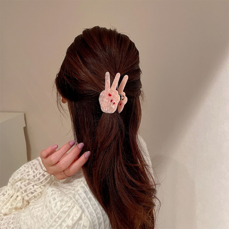 Kẹp Tóc Chống Trượt Hình Cử Chỉ Dễ Thương Cho Nữ