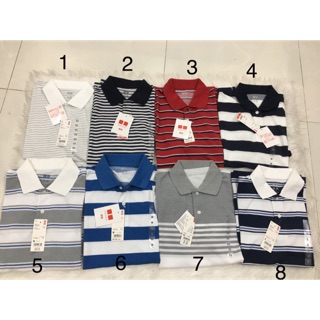 Áo kẻ polo nam Uni - Hàng xách tay Nhật, Sing, Anh