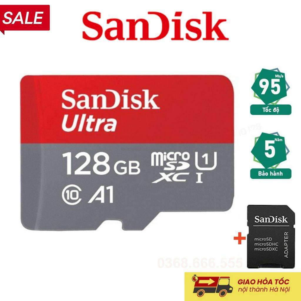 Thẻ nhớ MicroSD 128GB 64GB 32GB 16GB dùng đa thiết bị - Thẻ nhớ tốc độ cao Class 10 Ultra 667x 100MB/s -BH 5 năm