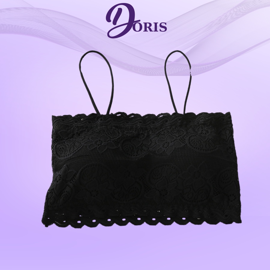 Áo lót ngực dạng bra ren mềm mại hai dây quyến rũ DORIS - 2027