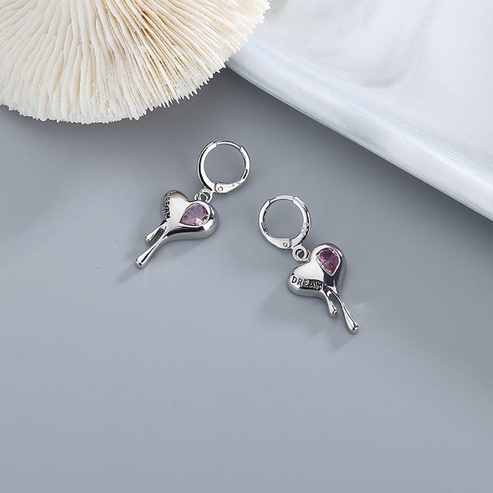 JARRED Bông Tai Hình Trái Tim Bằng Đồng Thanh Lịch