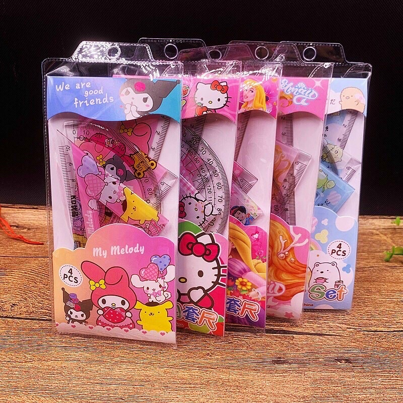 SET 4 THƯỚC HÌNH HỌC