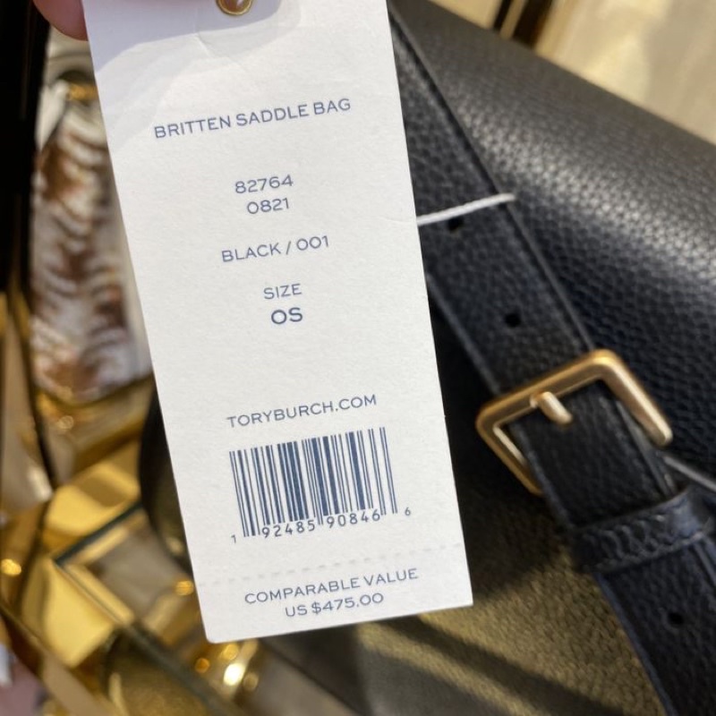 Tory Burch Britten Small Saddle Crossbody 86838,Hàng xuất