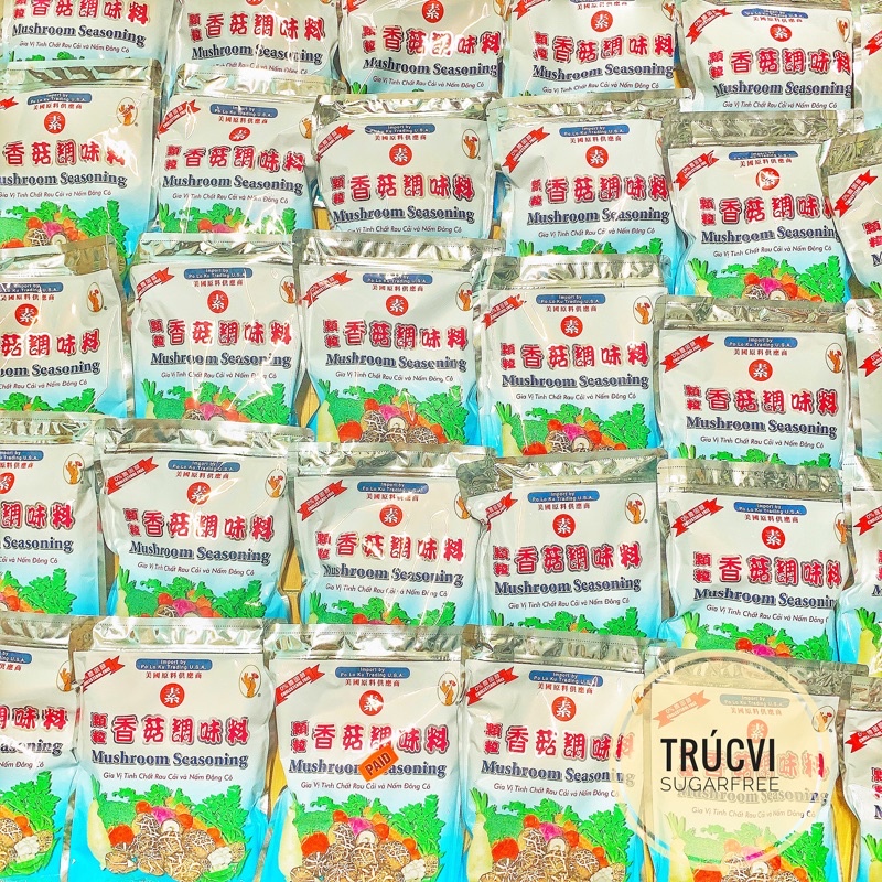 Hạt Nêm rau cải và nấm đông cô Mushroom Seasoning 500gram không có bột ngọt