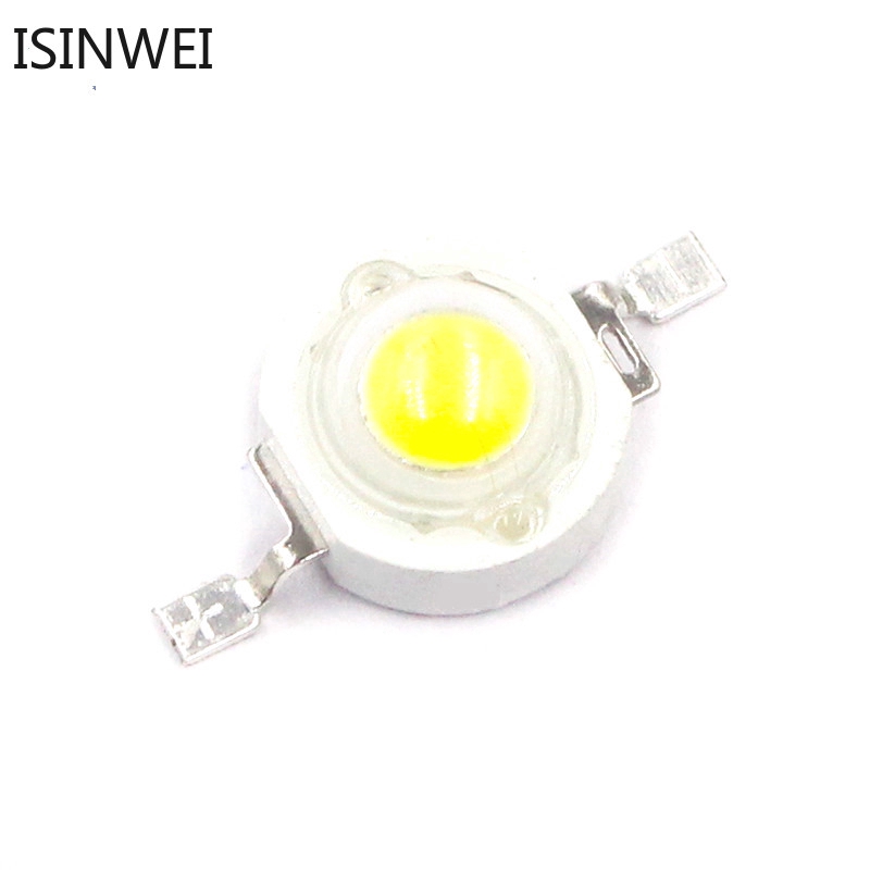 Bộ 10 bóng đèn LED đi ốt 80-90LM 1W ánh sáng trắng