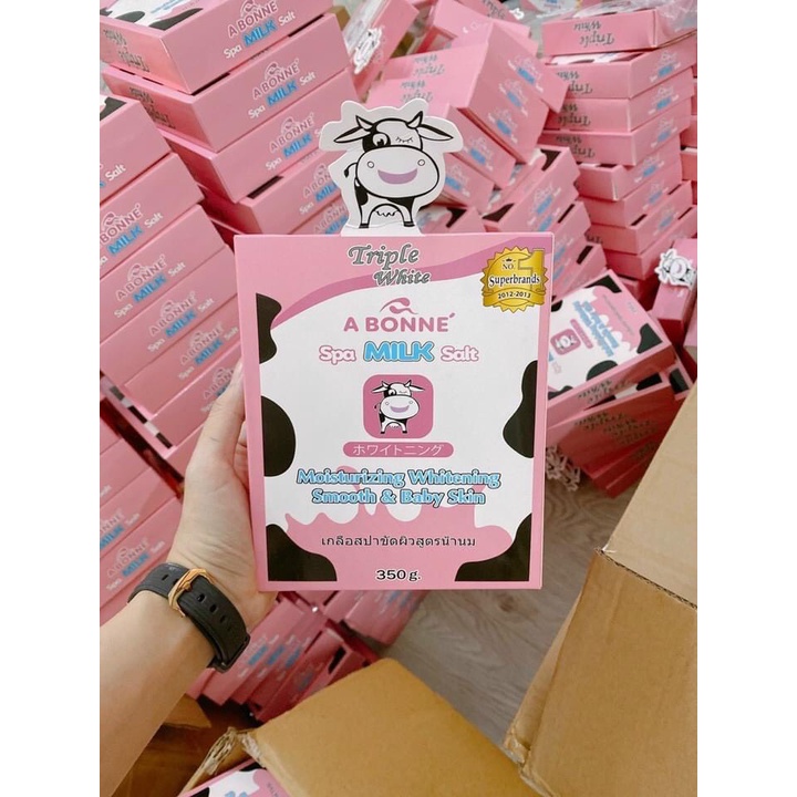 Muối Tắm Sữa Bò Tẩy Tế Bào Chết A Bonne Spa Milk Salt 350g