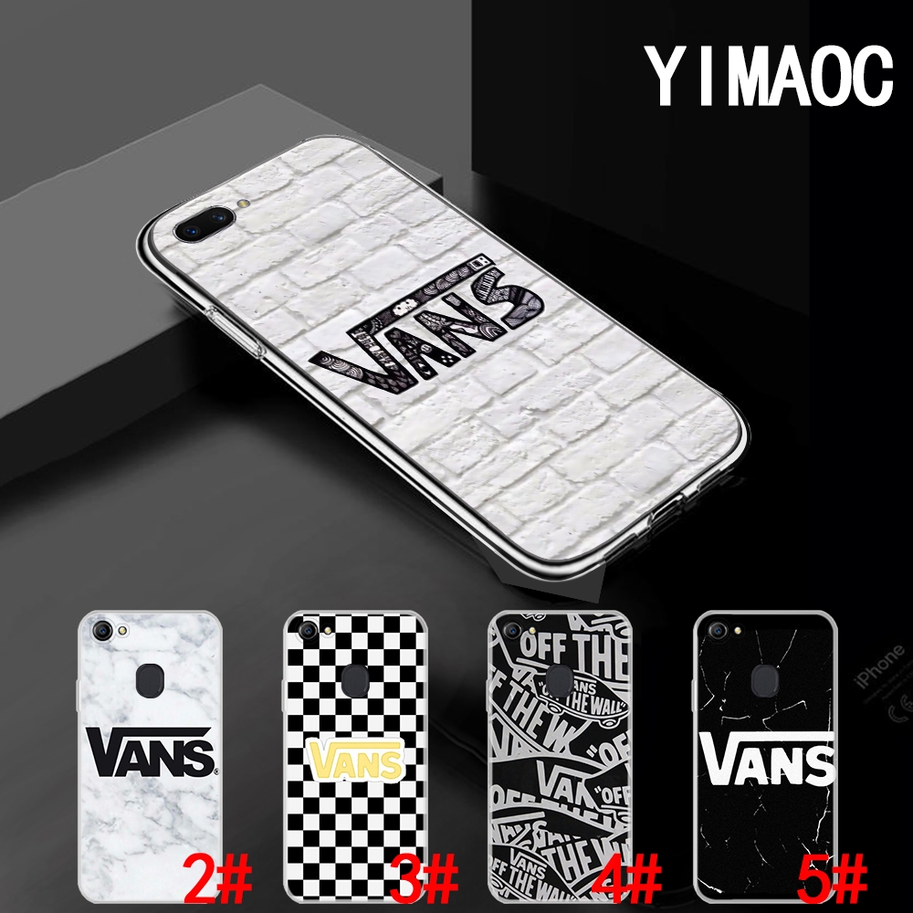 OPPO F11 F1 Plus R9 R9S R15 R17 Pro AX5S A7X AX7 159Q vans logo TPU transparent Soft Case