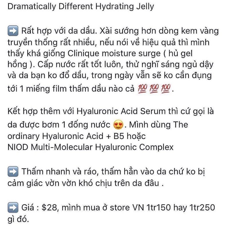 Kem dưỡng ẩm Clinique 125ml Gel & Lotion+ & Jelly