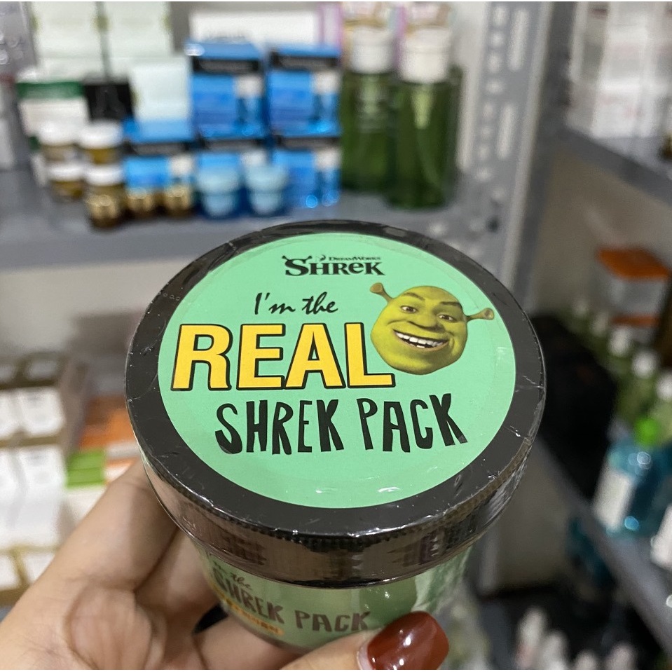 Mặt Nạ Đất Sét Bạc Hà DreamWorks Shrek I'm The Real Pack 110g