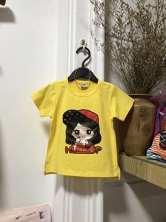 Áo thun in hình 3d cho bé gái