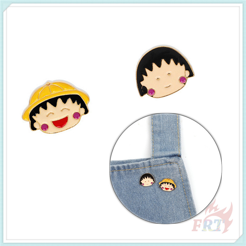 1 Cài áo hình Chibi Maruko-Chan xinh xắn