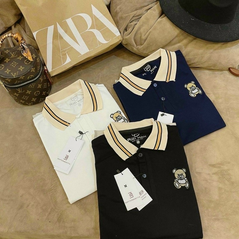 ÁO POLO NỮ THÊU GẤU | BigBuy360 - bigbuy360.vn