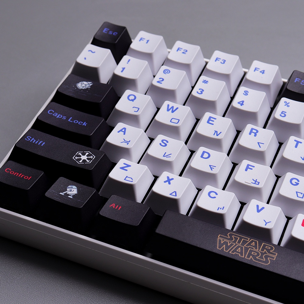 Nút Bàn Phím PBT 129 Phím Hình Star Wars Cá Tính Cho Bàn Phím Cơ