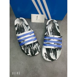 Camo đen trắng sọc xanh dương