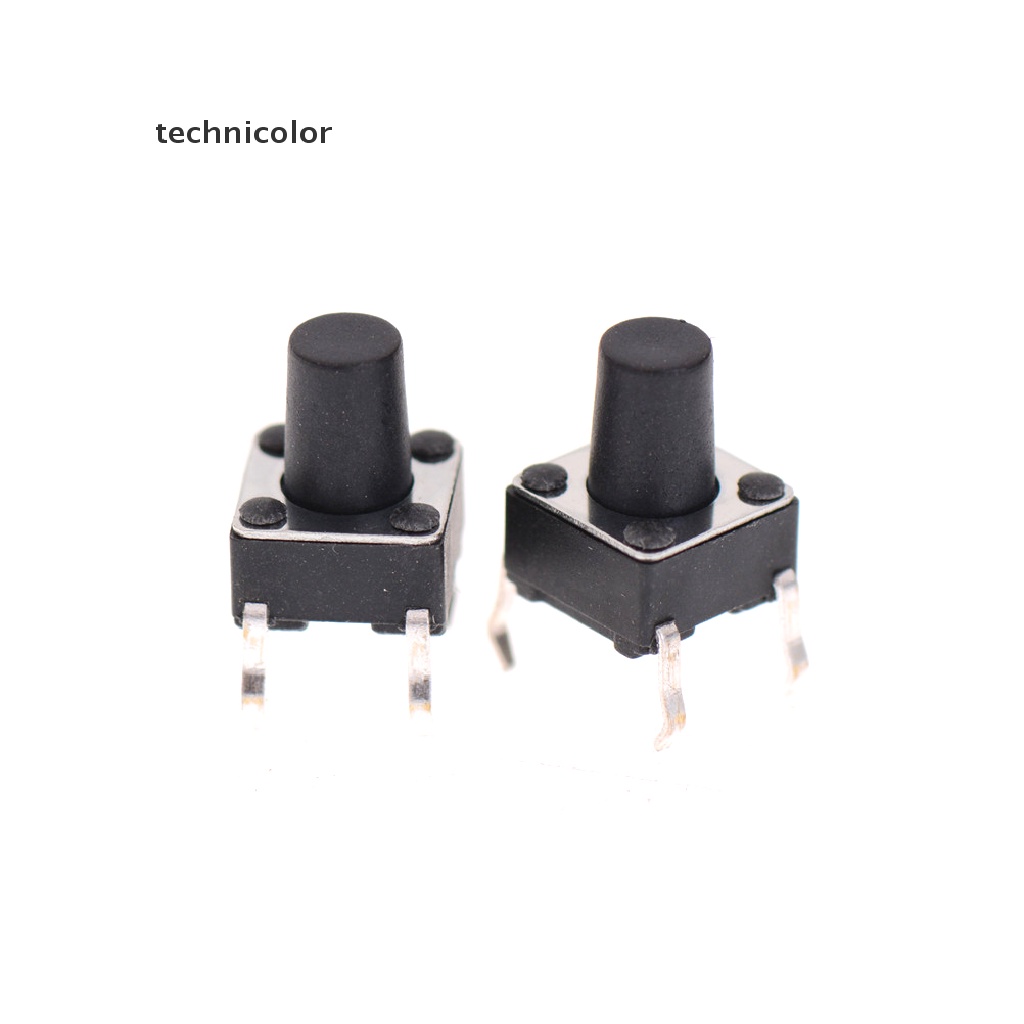 Set 50 Công Tắc Nút Nhấn 4 Chấu 6 * 6 * 8mm