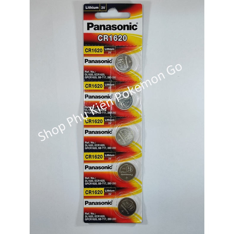 1 Viên Pin Lithium Panasonic CR2032 / CR2025 / CR2016 / CR1632 / CR1620 / CR1616 / CR1220 / CR2450 3V Hàng Chính Hãng