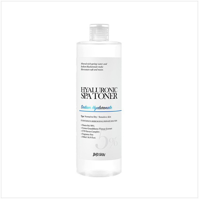 Toner Badskin Hyaluronic Spa Toner