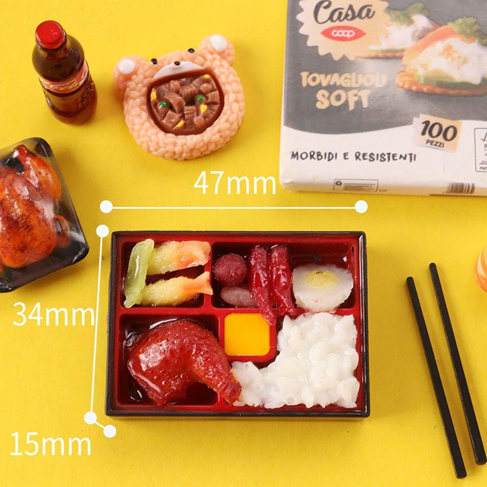 Mô Hình Hộp Cơm Bento Kat1 Dùng Trang Trí Nhà Búp Bê