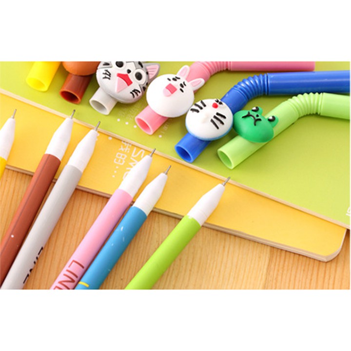 Bút dễ thương – Bút ống mút Line