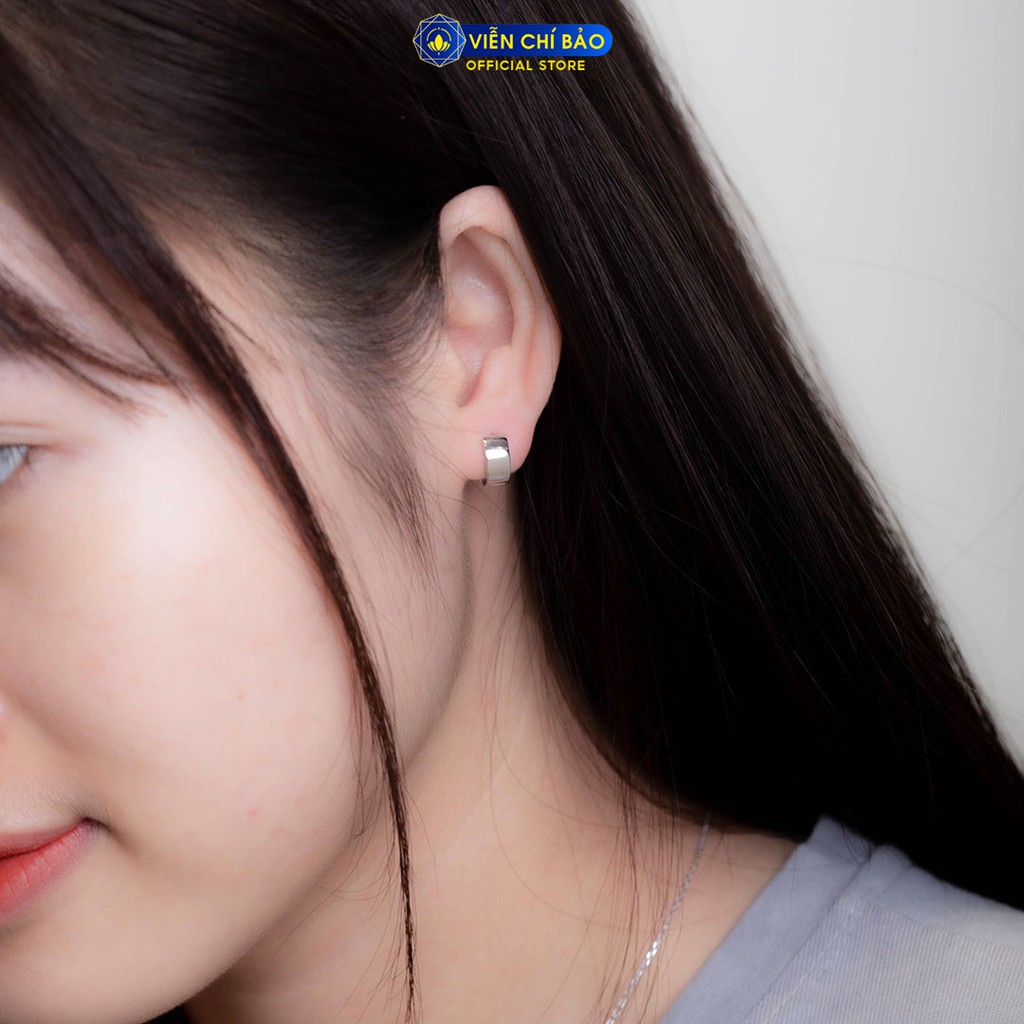 Bông tai bạc nữ chất liệu bạc 925 thời trang phụ kiện trang sức nữ thương hiệu thương hiệu Viễn Chí Bảo B400360*