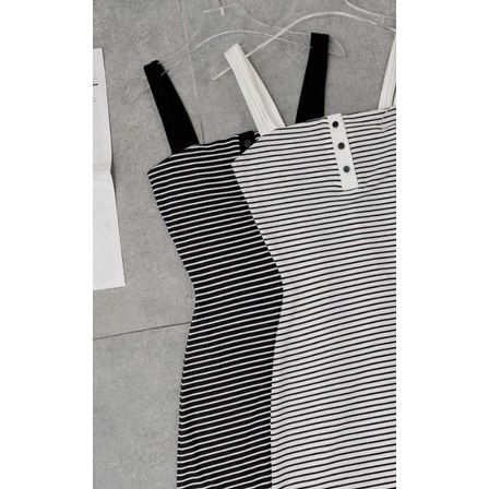 Đầm Body Hai Dây Sọc Ngang Nhỏ xinh