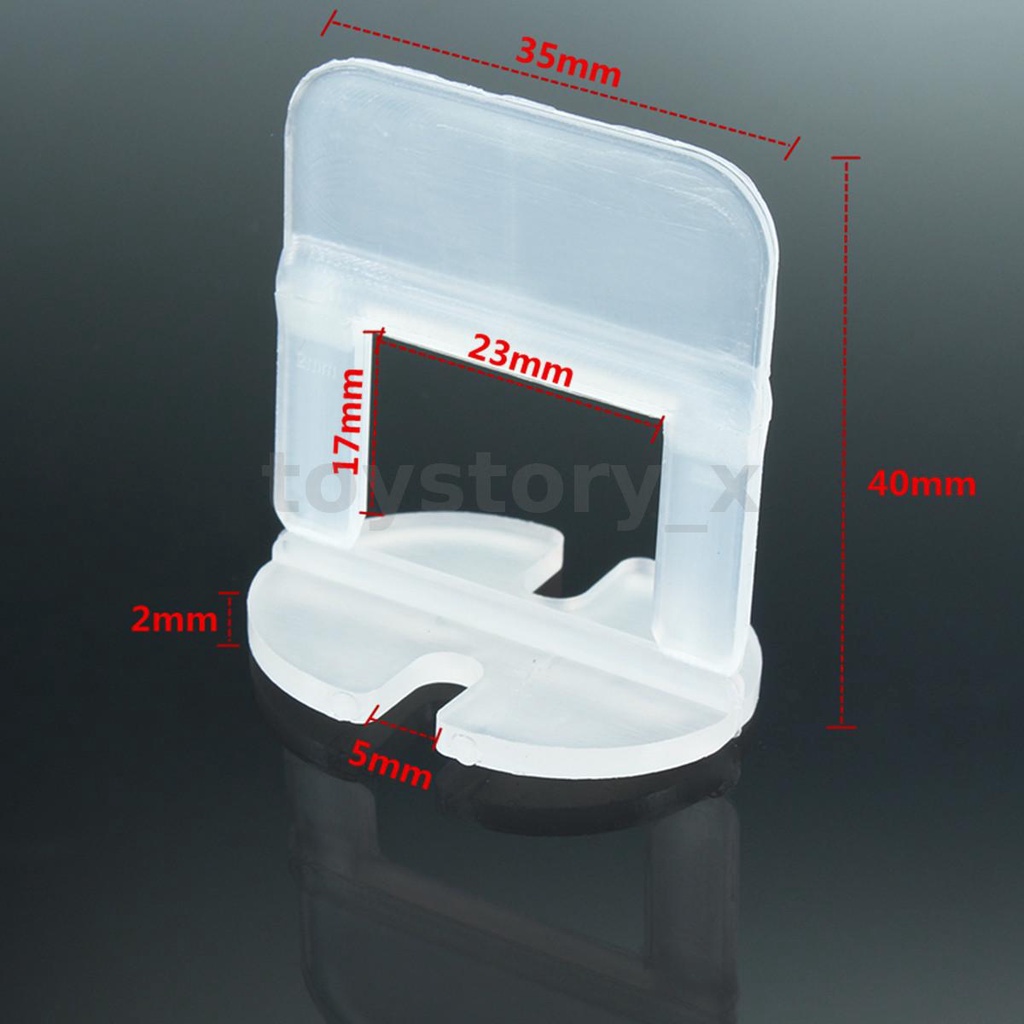 Set 100 Kẹp Phân Cách Gạch Lót Sàn Nhà 1.0 / 1.5 / 2.0 / 3.0mm
