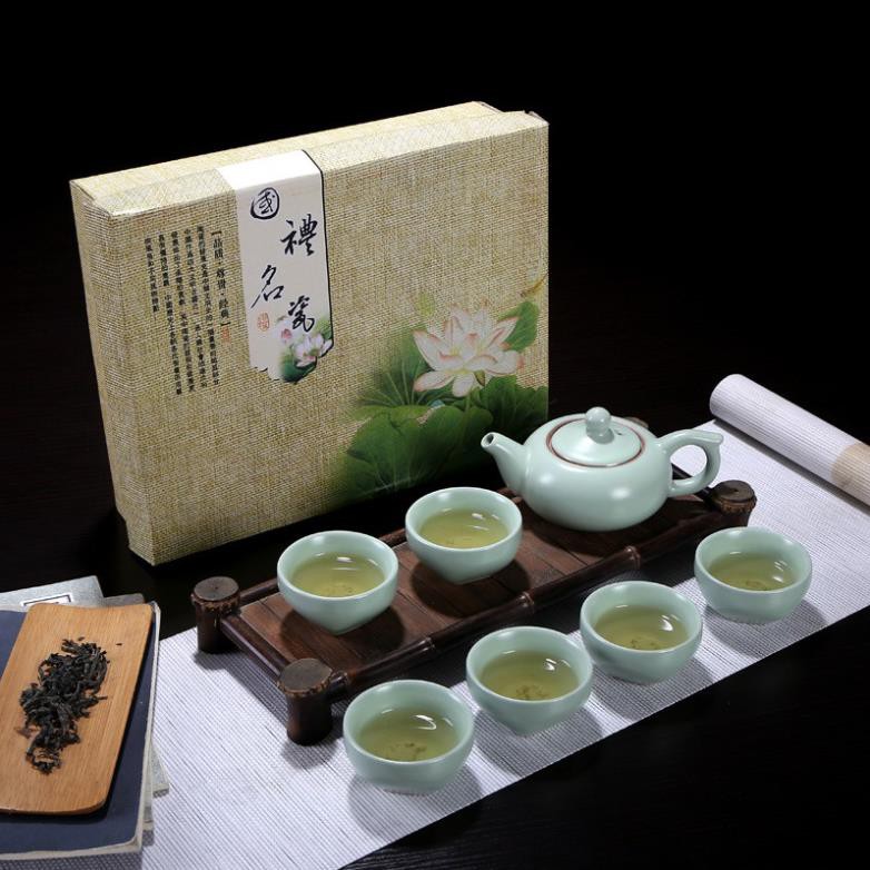 Bộ bình trà 💓GIÁ SỈ 💓 Bộ Bình trà và ly 3d hình cá làm từ gốm sứ cao cấp fullbox bền đẹp,sang trọng và sạch sẽ 5089