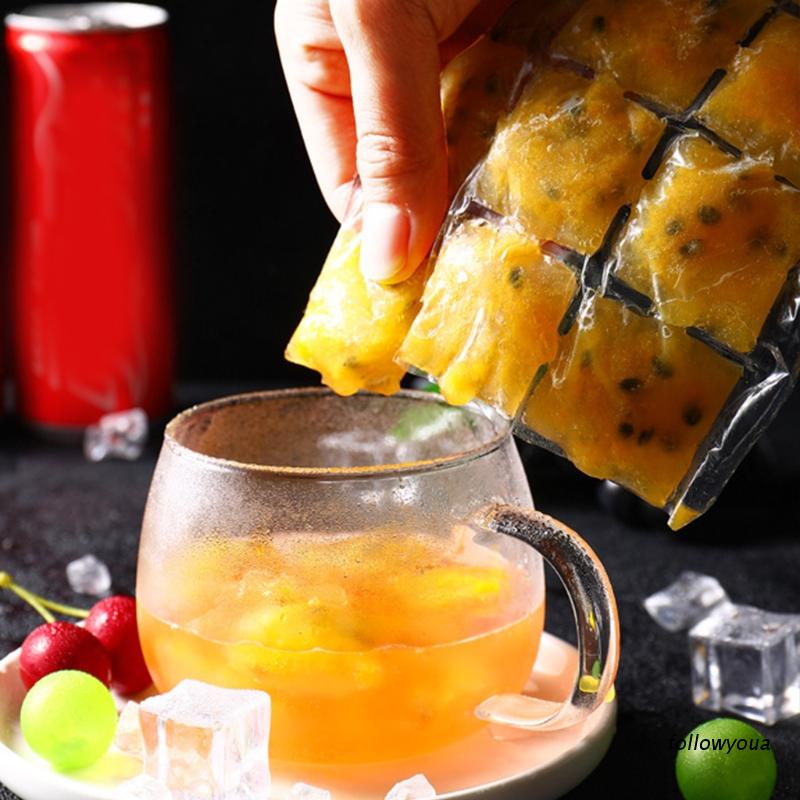 Set 10 túi làm đá viên dùng một lần tự đóng băng