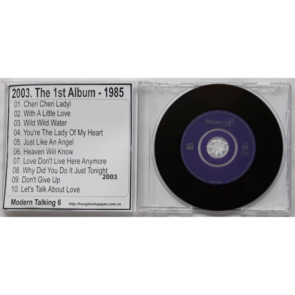 Bộ 5 CD nhóm nhạc MODERN TALKING như hình