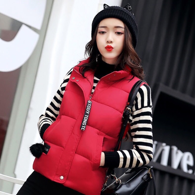 Áo phao gile nữảnh thật_sẵn hàng giao ngay