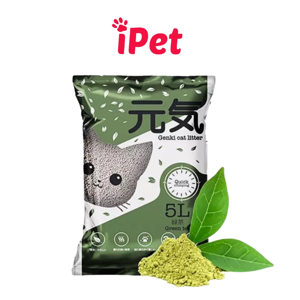 Cát Vệ Sinh Nhật Bản Genki Cho Mèo - 5L - iPet Shop