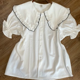 ÁO SƠ MI NỮ bèo viền nhỏ