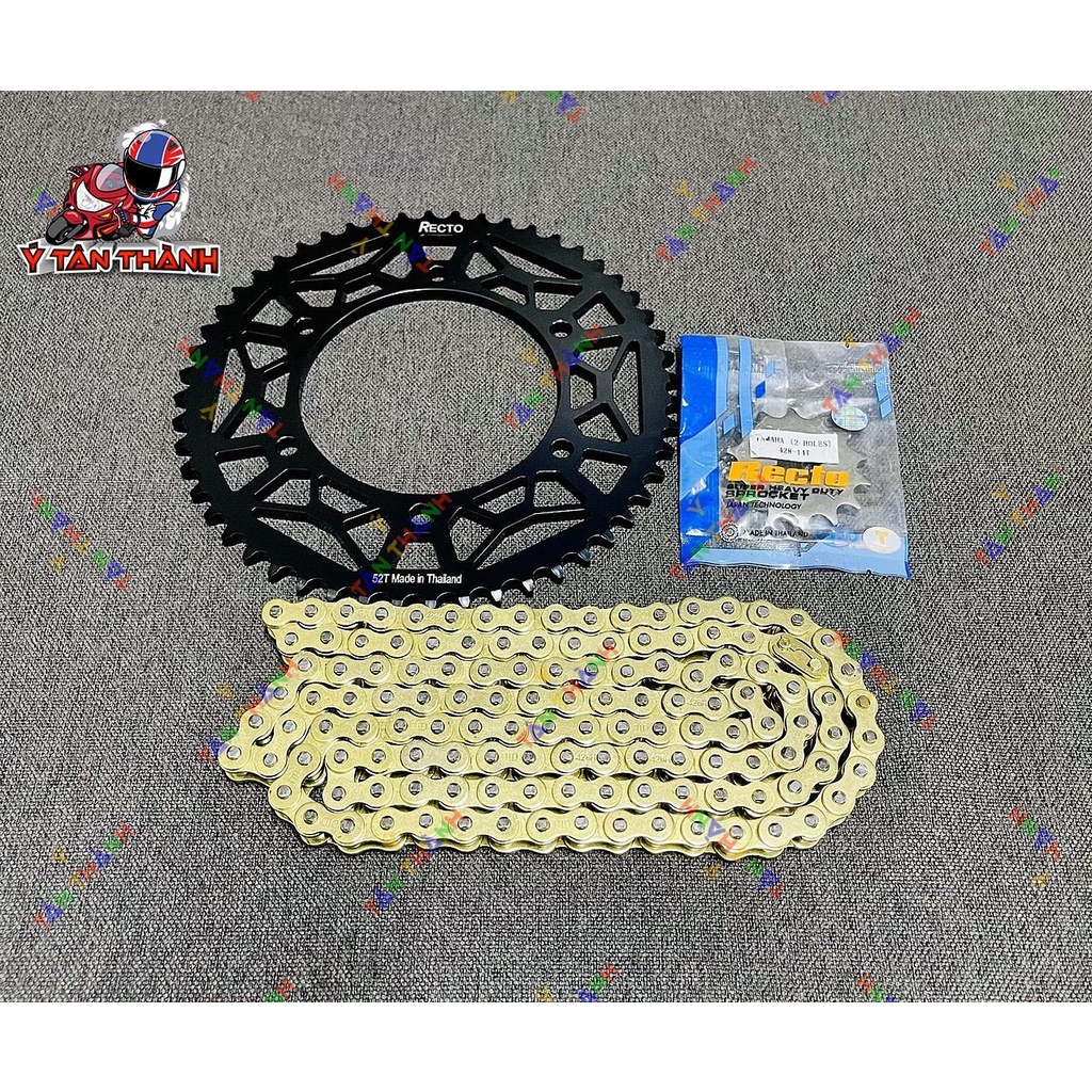 nhông sên đĩa recto xe moto MT15 MS 202