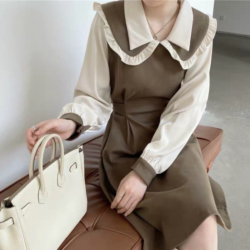 Váy dài VINTAGE 🔥FREESHIP🔥Đầm Nhung dáng xòe - HÀNG Hàn Quốc | BigBuy360 - bigbuy360.vn