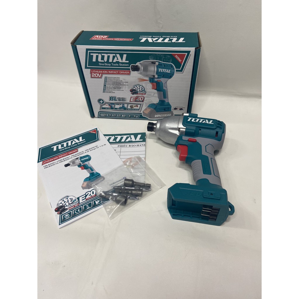 TIRLIE2001 Máy siết vít dùng pin Lithium E20 Total (CHƯA KÈM PIN SẠC)