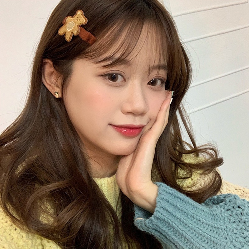 Kẹp tóc mái gắn hình thú vật hoạt hình đáng yêu cho bé gái